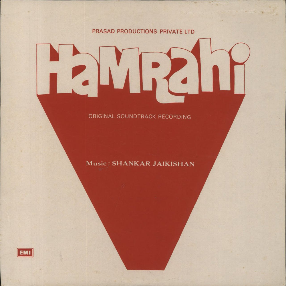 Shankar-Jaikishan Hamrahi Indian vinyl LP album (LP record) ECLP5438