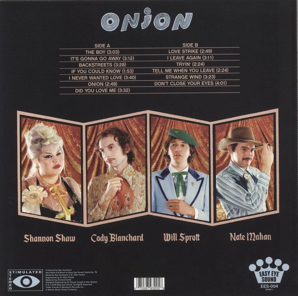 Shannon And The Clams Onion US vinyl LP album (LP record) 75DLPON853406