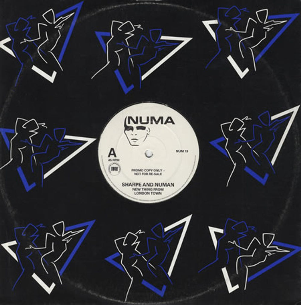 Sharpe & Numan New Thing From London Town UK Promo 12" vinyl single (12 inch record / Maxi-single) NUM19