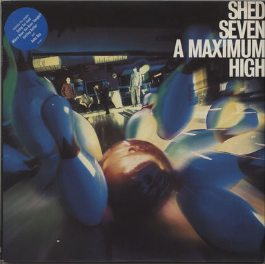 Shed Seven A Maximum High - EX UK vinyl LP album (LP record) 531039-1