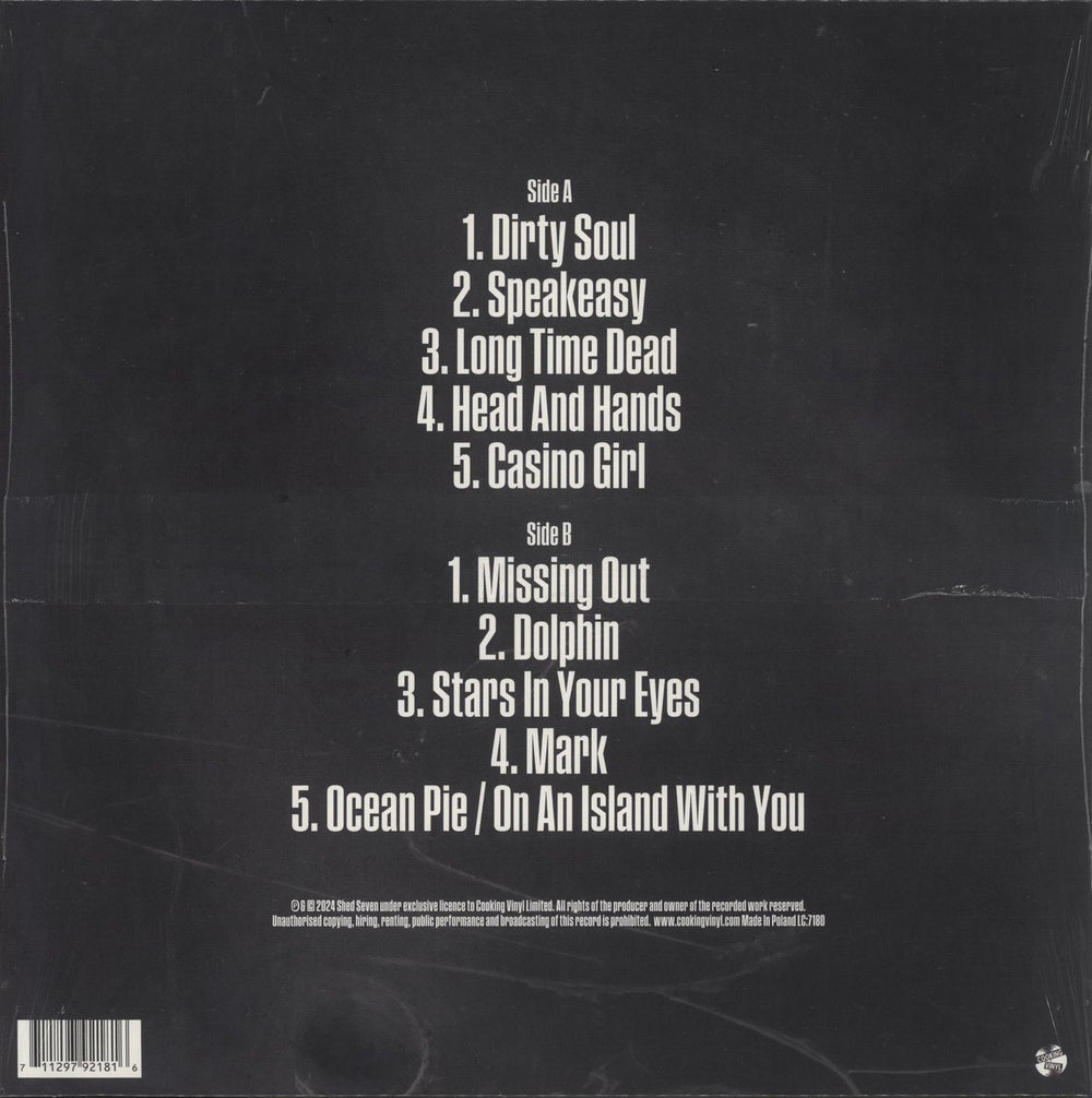 Shed Seven Changed Giver - Black & White Split Vinyl - RSD24 UK vinyl LP album (LP record) 711297921816