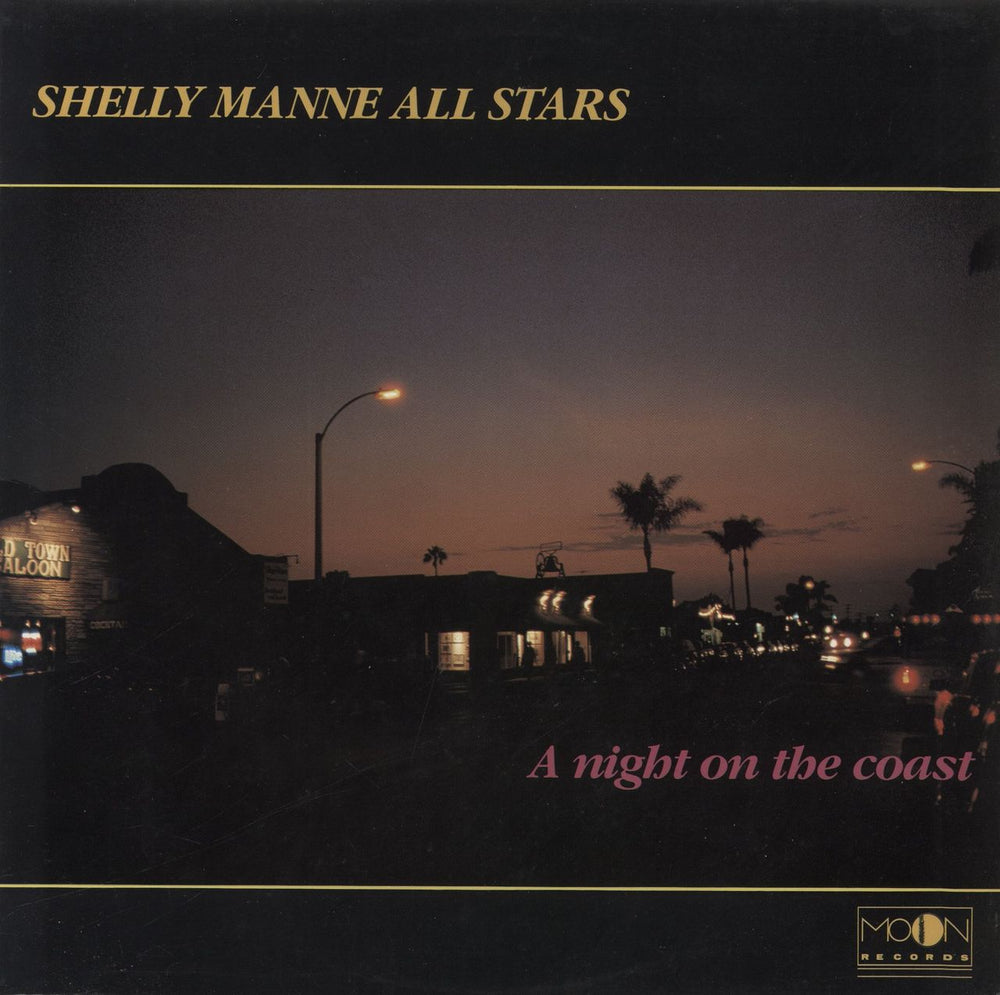 Shelly Manne A Night On The Coast Italian vinyl LP album (LP record) MLP008-1