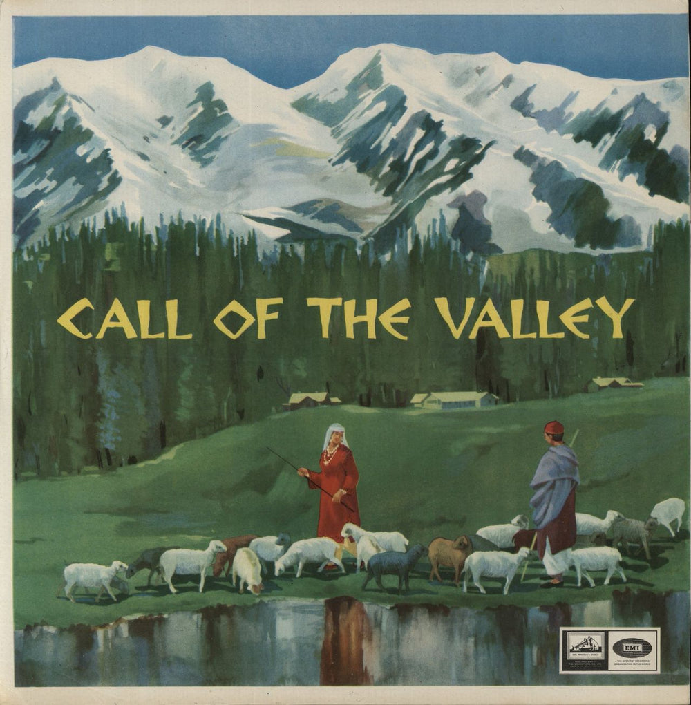 Shiv Kumar Sharma Call Of The Valley Indian vinyl LP album (LP record) ECSD2382