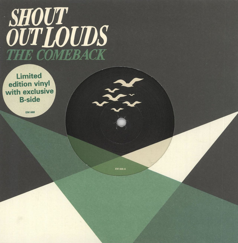 Shout Out Louds The Comeback UK 7" vinyl single (7 inch record / 45) EM668