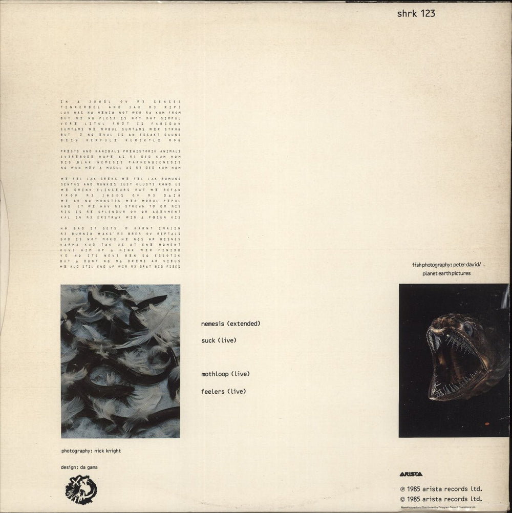 Shriekback Nemesis (Extended) - Doublepack UK 12" vinyl single (12 inch record / Maxi-single)