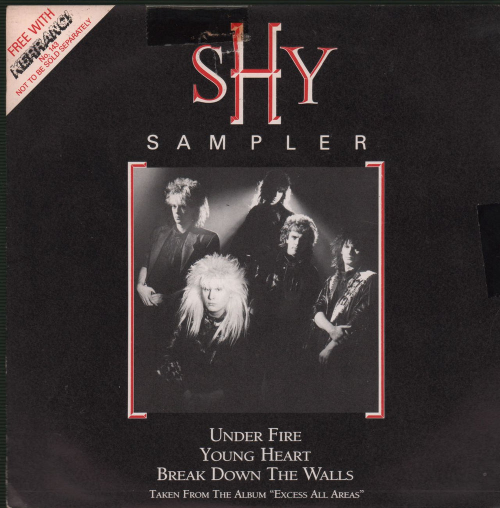 Shy Shy Sampler UK Promo 7" vinyl single (7 inch record / 45) SHY100