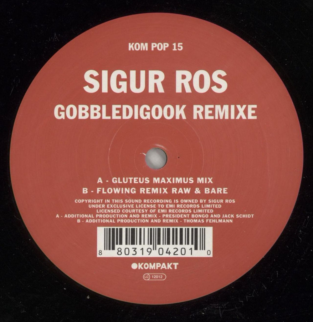 Sigur Ros Gobbledigook Remixes German 12" vinyl single (12 inch record / Maxi-single) SIU12GO494716