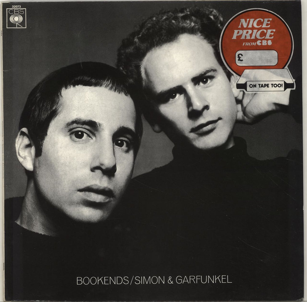 Simon & Garfunkel Bookends - graduated orange UK vinyl LP album (LP record) 32073