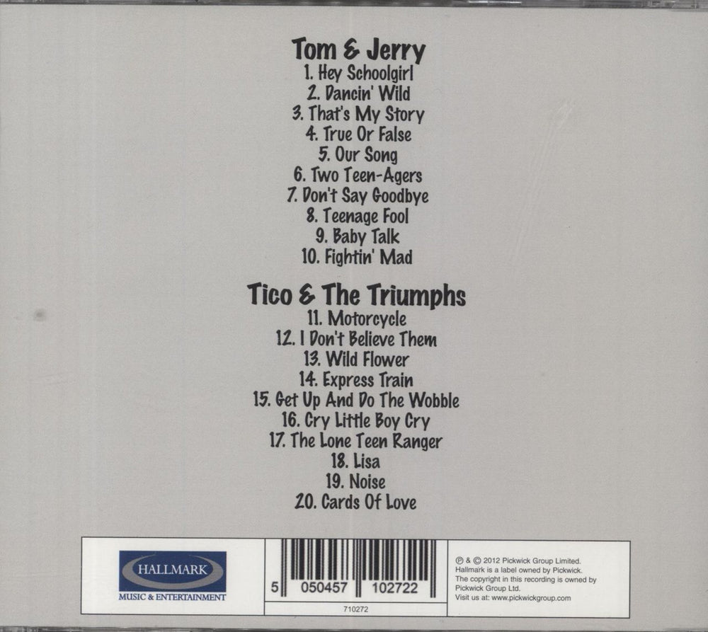 Simon & Garfunkel Tom & Jerry Meet Tico & The Triumphs UK CD album (CDLP)