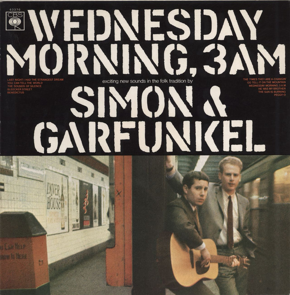 Simon & Garfunkel Wednesday Morning, 3am - 2nd UK vinyl LP album (LP record) 63370