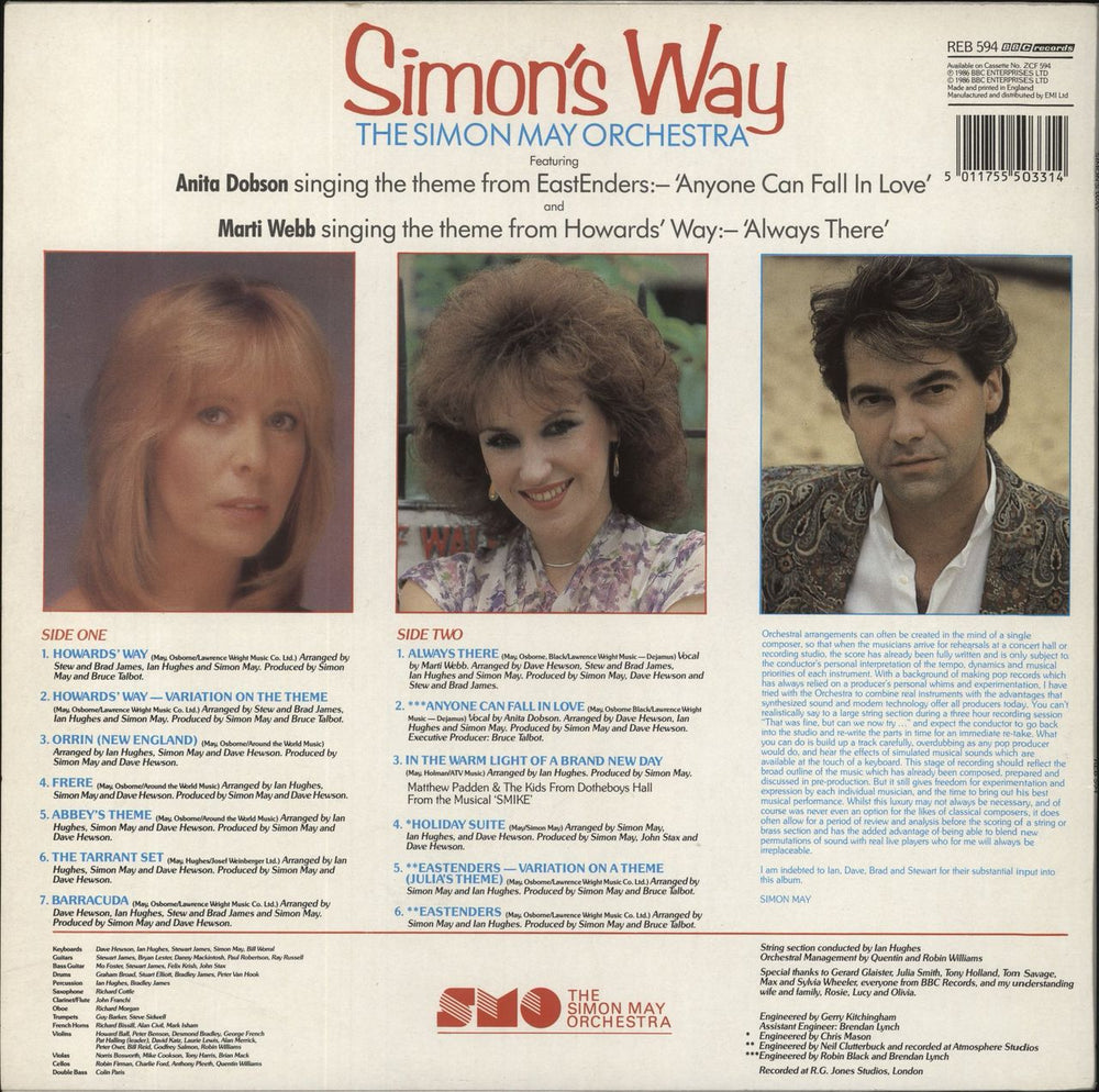 Simon May Smon's Way UK vinyl LP album (LP record) 5011755503314