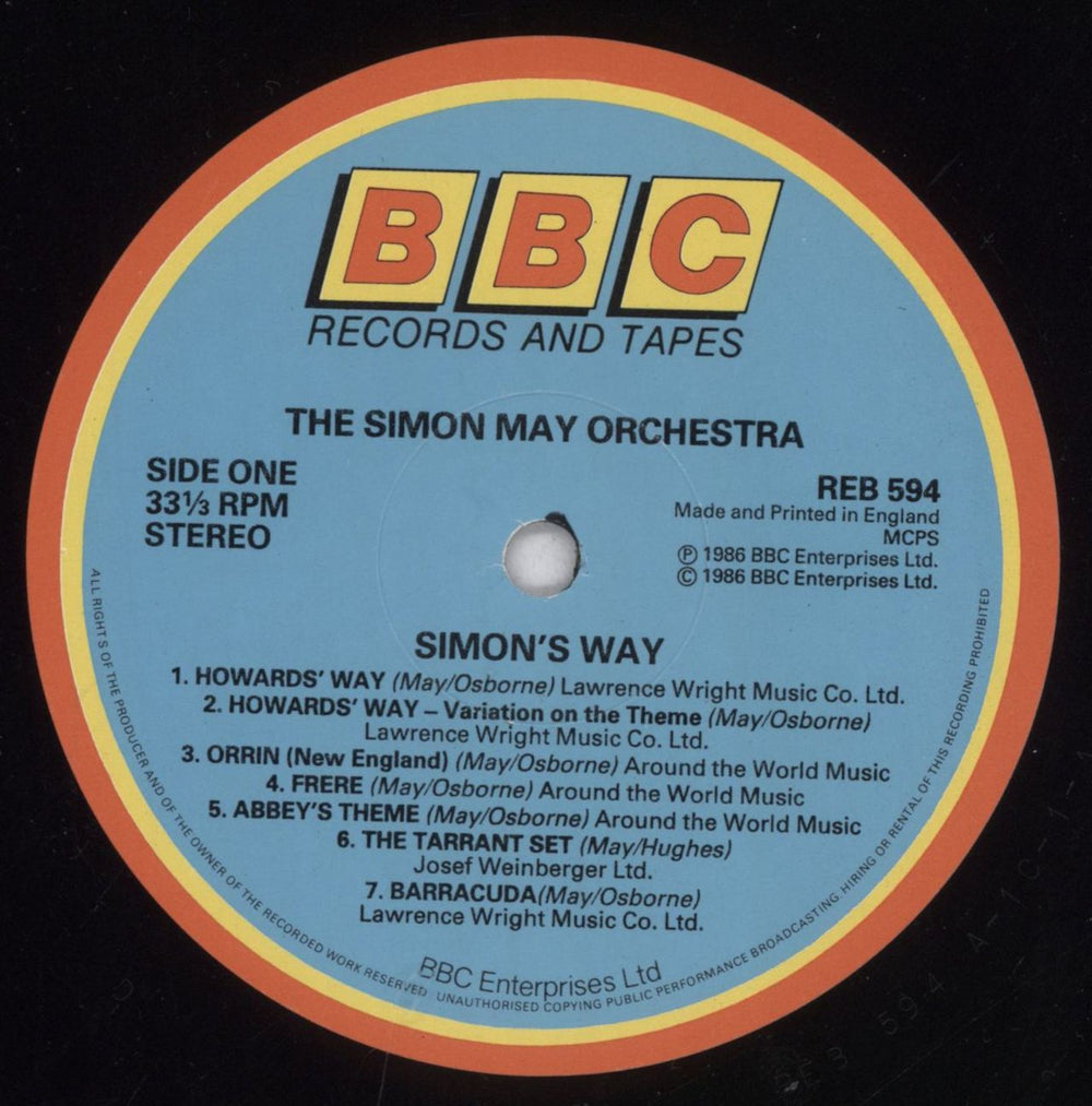 Simon May Smon's Way UK vinyl LP album (LP record) S6MLPSM839304