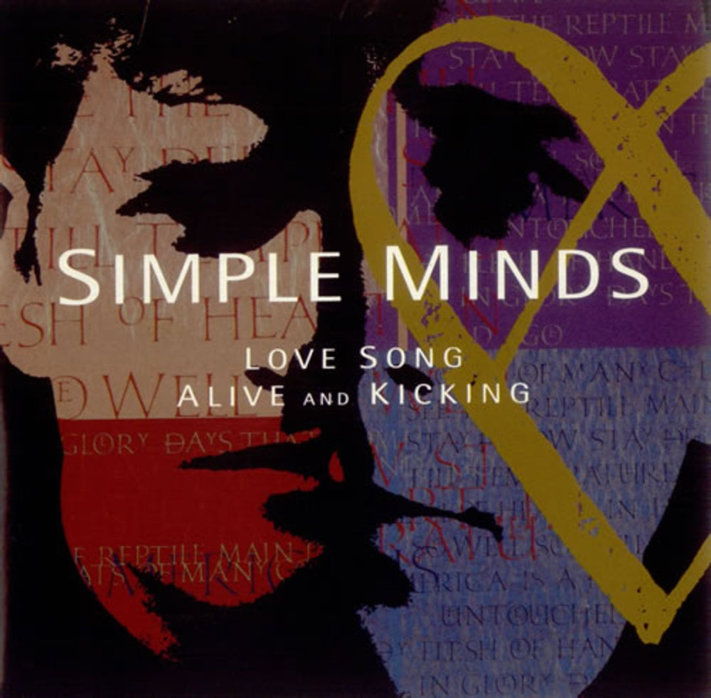 Simple Minds Love Song + P/S UK 7" vinyl single (7 inch record / 45) VS1440