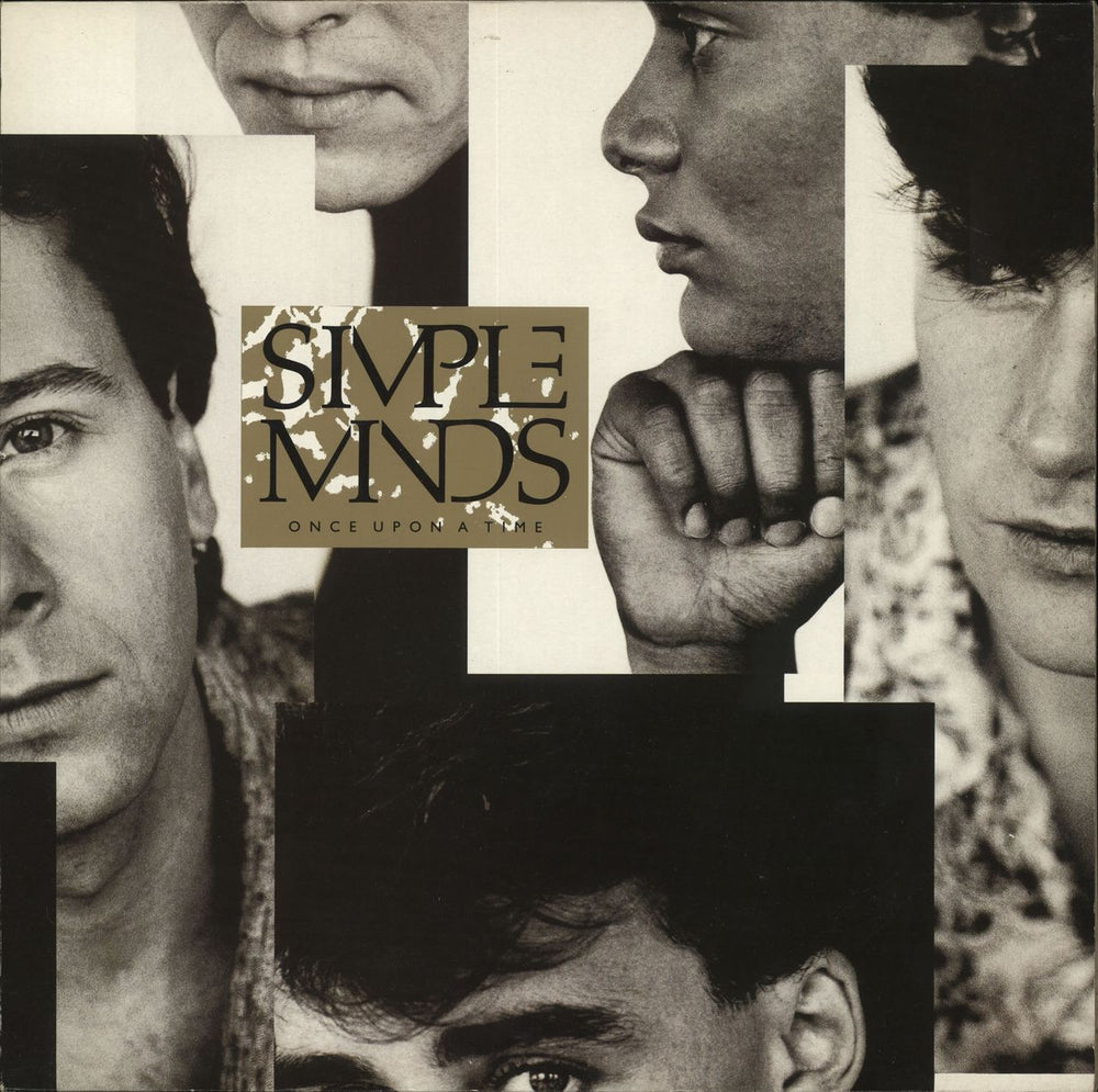 Simple Minds Once Upon A Time - Reversed artwork UK vinyl LP album (LP record) V2364