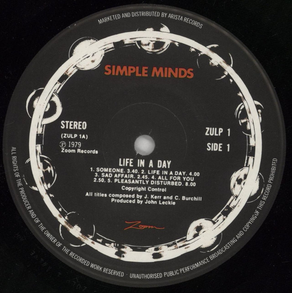 Simple Minds Real To Real Cacophony - 1st + Inner UK vinyl LP album (LP record) SIMLPRE54892