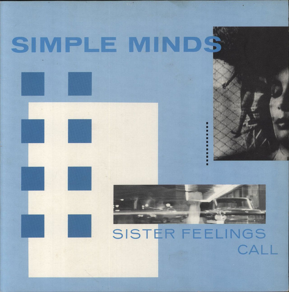 Simple Minds Sister Feelings Call - EX UK vinyl LP album (LP record) OVED2