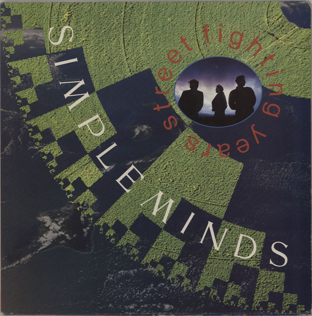 Simple Minds Street Fighting Years - EX UK vinyl LP album (LP record) MINDS1