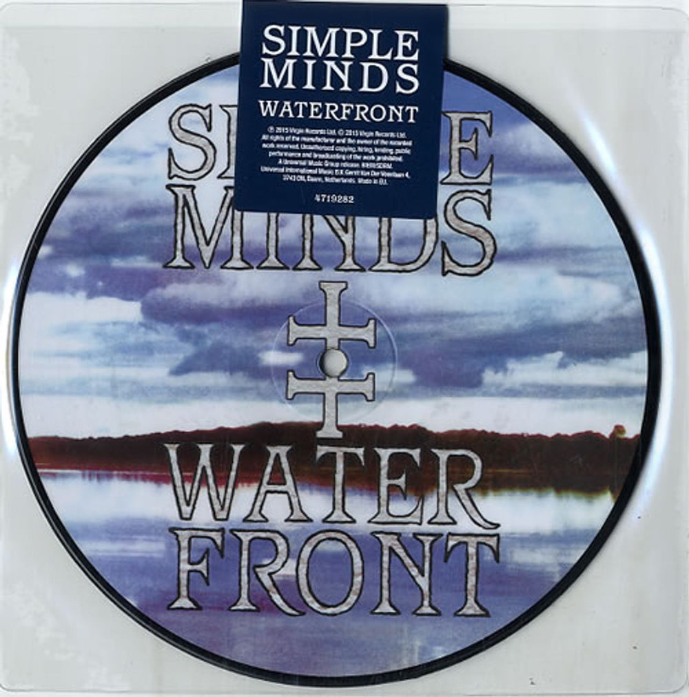Simple Minds Waterfront - RSD15 UK 7" vinyl picture disc (7 inch picture disc single) 4719282