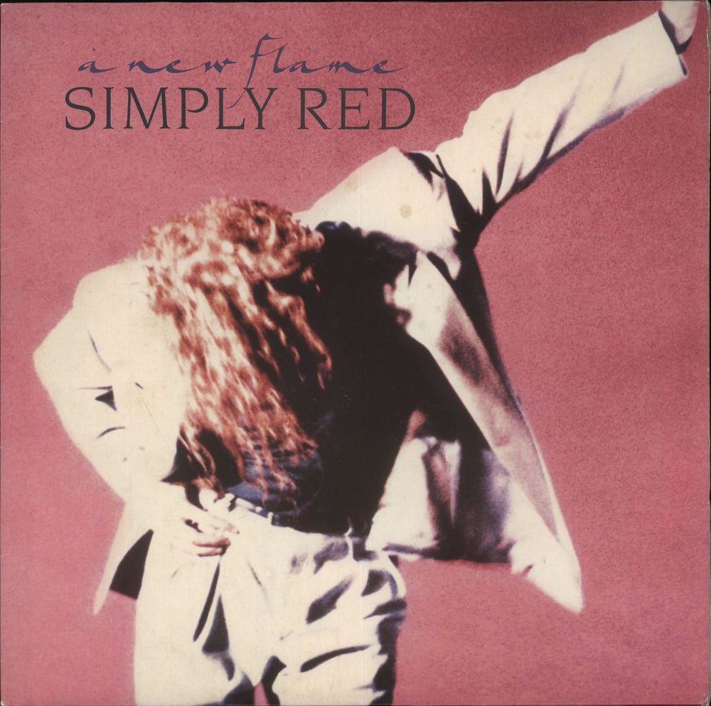 Simply Red A New Flame UK vinyl LP album (LP record) WX242