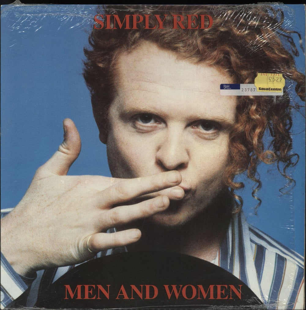 Simply Red Men And Women - Opened Shrink UK vinyl LP album (LP record) WX85