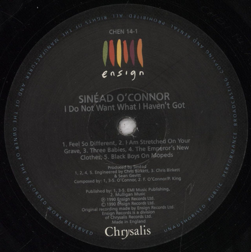 Sinead O'Connor I Do Not Want What I Haven't Got UK vinyl LP album (LP record) SINLPID288364