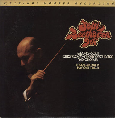 Sir Georg Solti Beethoven: Symphony No. 9 Op. 125 US 2-LP vinyl record set (Double LP Album) MFSL 2-516