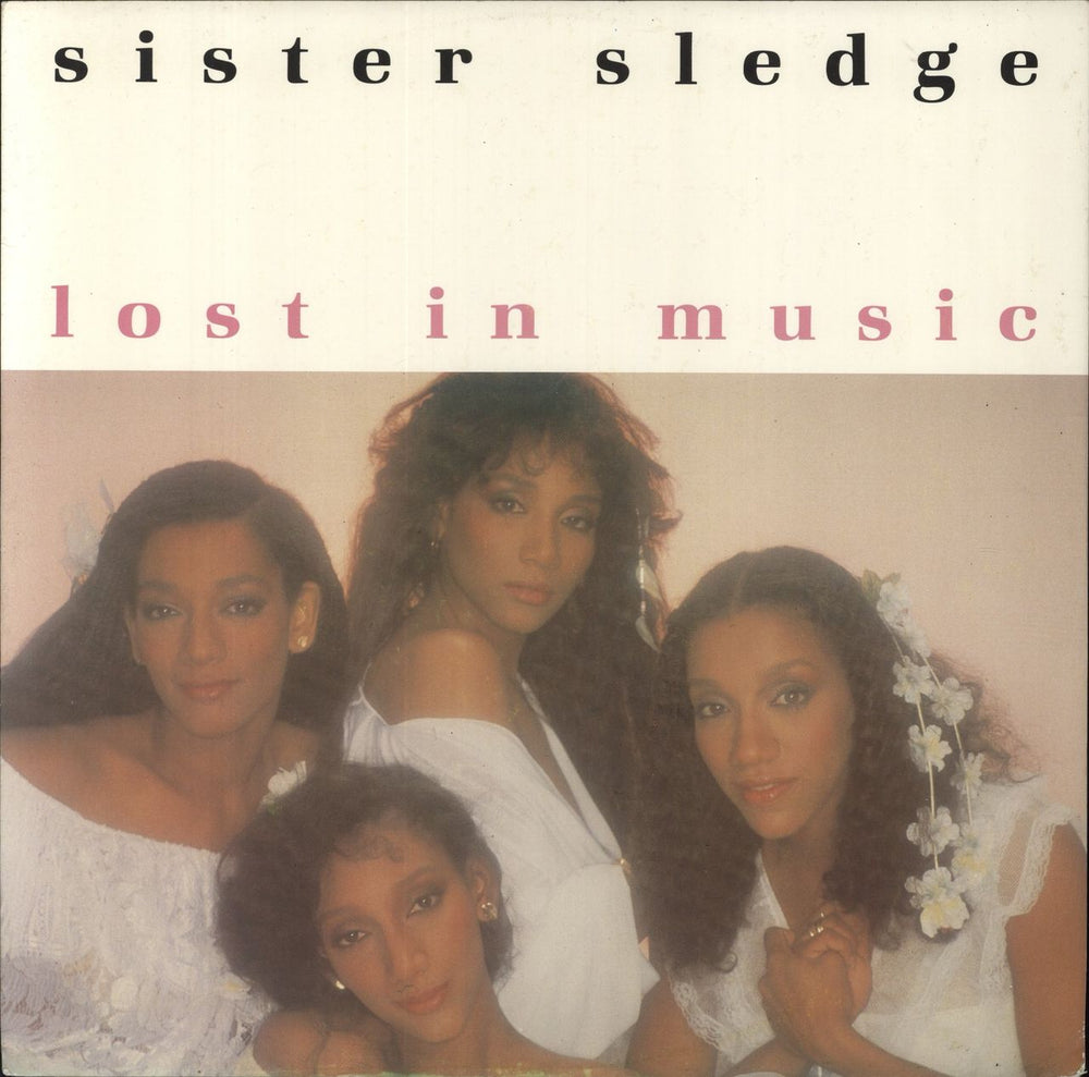 Sister Sledge Lost In Music + Picture Sleeve UK 12" vinyl single (12 inch record / Maxi-single) B9718T