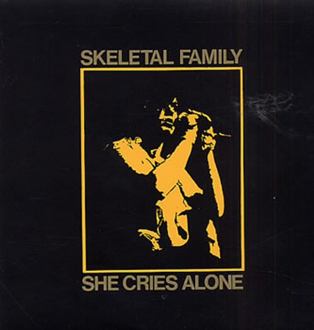 Skeletal Family She Cries Alone UK 7" vinyl single (7 inch record / 45) RED41