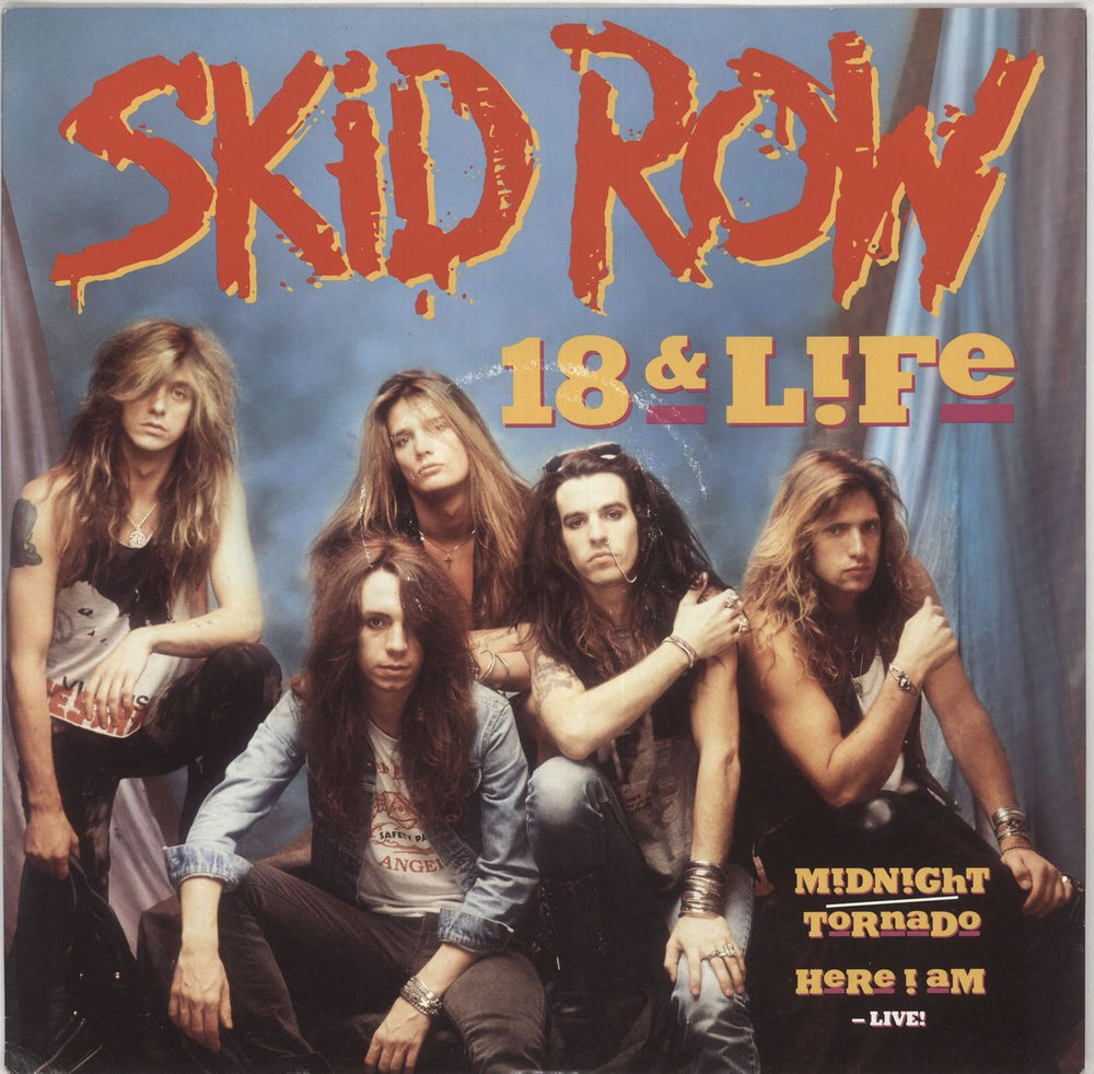 Skid Row (80s) 18 & Life UK 12" vinyl single (12 inch record / Maxi-single) A8883T