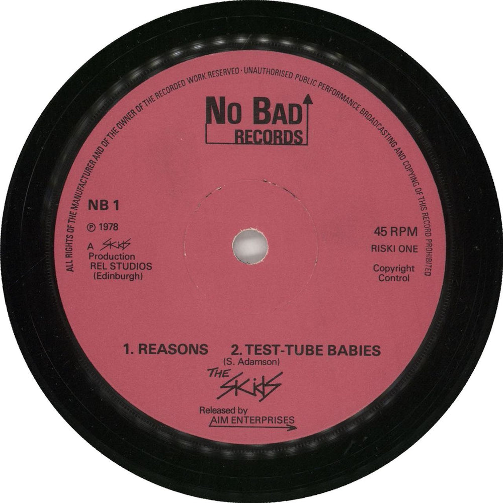 Skids Charles UK 7" vinyl single (7 inch record / 45) SKD07CH414010