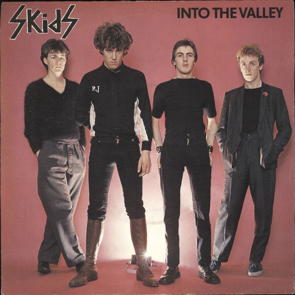 Skids Into The Valley - White UK 7" vinyl single (7 inch record / 45) VS241