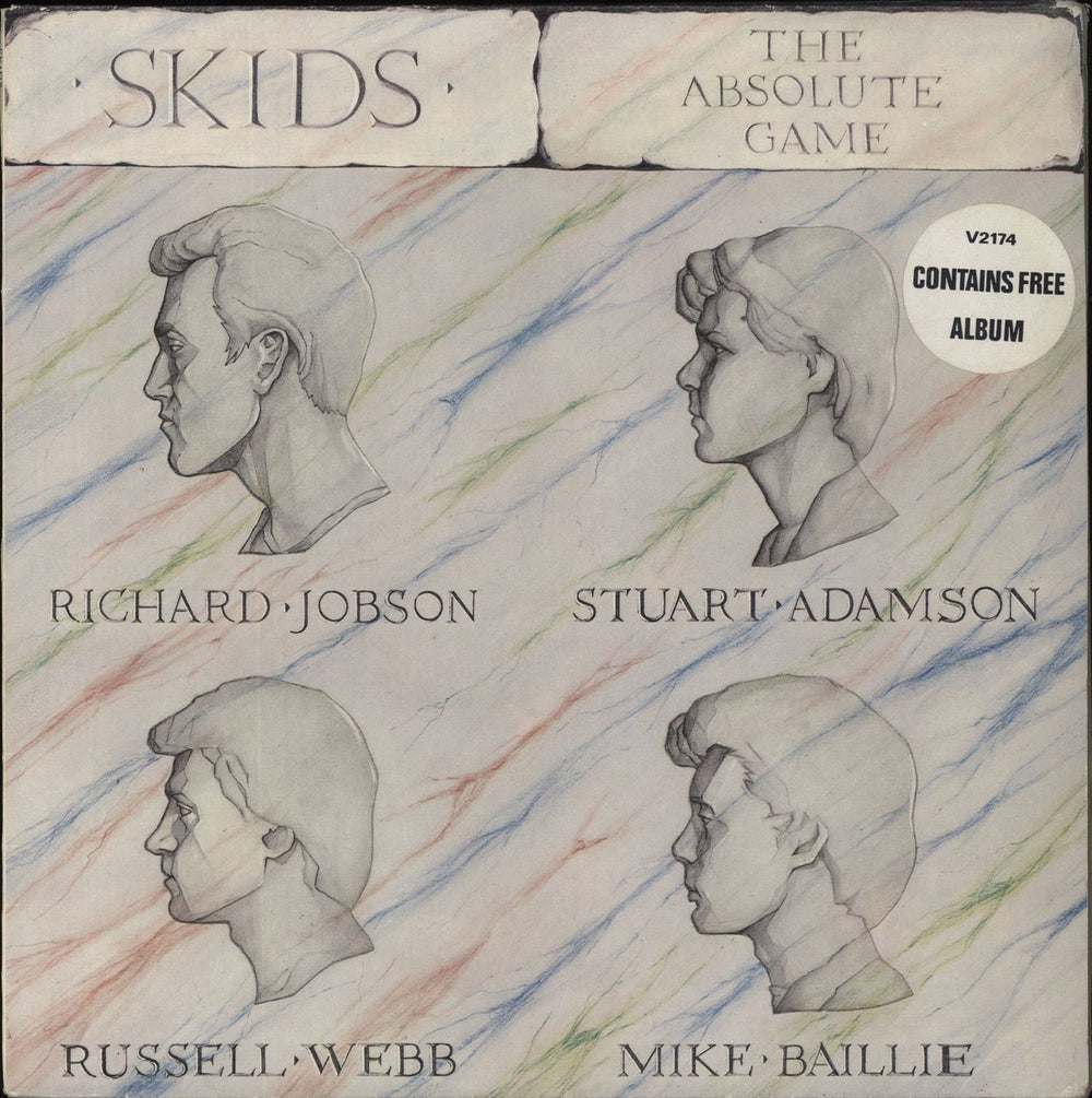 Skids The Absolute Game - EX UK 2-LP vinyl record set (Double LP Album) V2174