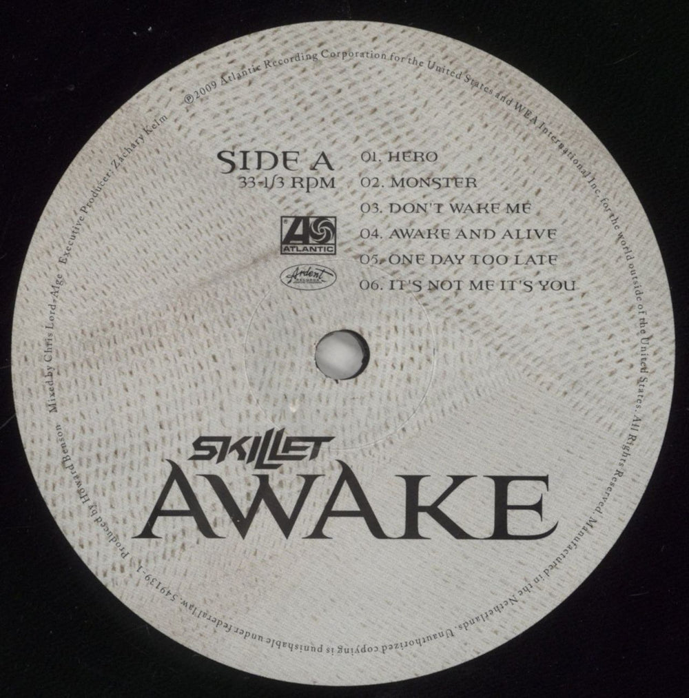 Skillet Awake US vinyl LP album (LP record) UKKLPAW863385