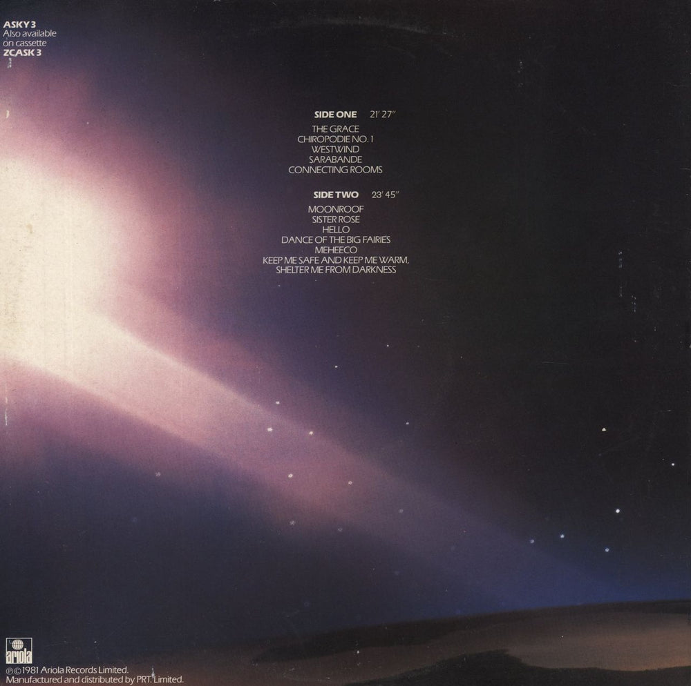 Sky (John Williams) Sky 3 UK vinyl LP album (LP record)