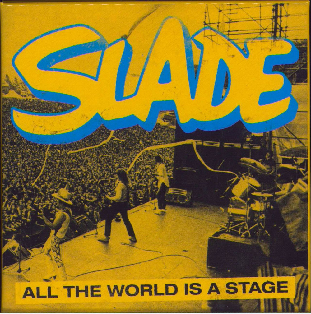 Slade All The World Is A Stage UK CD Album Box Set BMGCAT728BOX