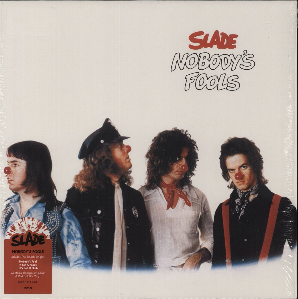 Slade Nobody's Fools - Shrink UK vinyl LP album (LP record) BMGCAT714LP