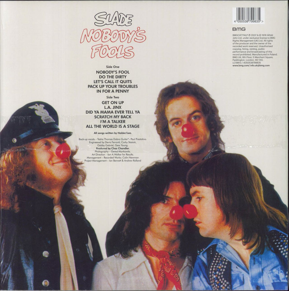 Slade Nobody's Fools UK vinyl LP album (LP record) 4050538799835