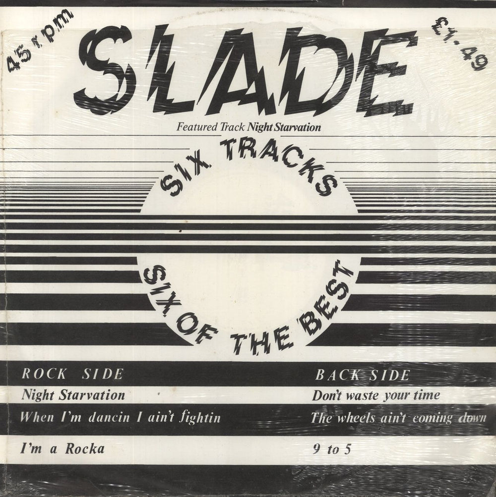 Slade Six Tracks - Six Of The Best UK 12" vinyl single (12 inch record / Maxi-single) SUPER45-3