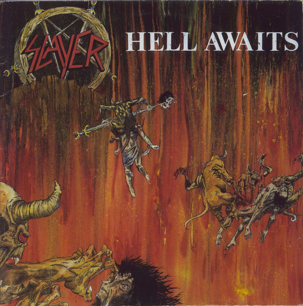 Slayer Hell Awaits - VG Dutch vinyl LP album (LP record) RR9795