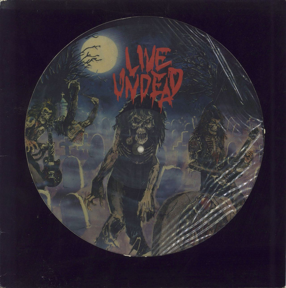 Slayer Live Undead + Sleeve US picture disc LP (vinyl picture disc album) MBR1037