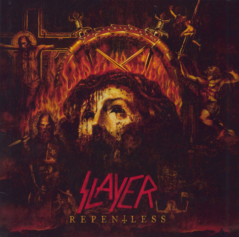 Slayer Repentless  UK vinyl LP album (LP record) NB3359-1