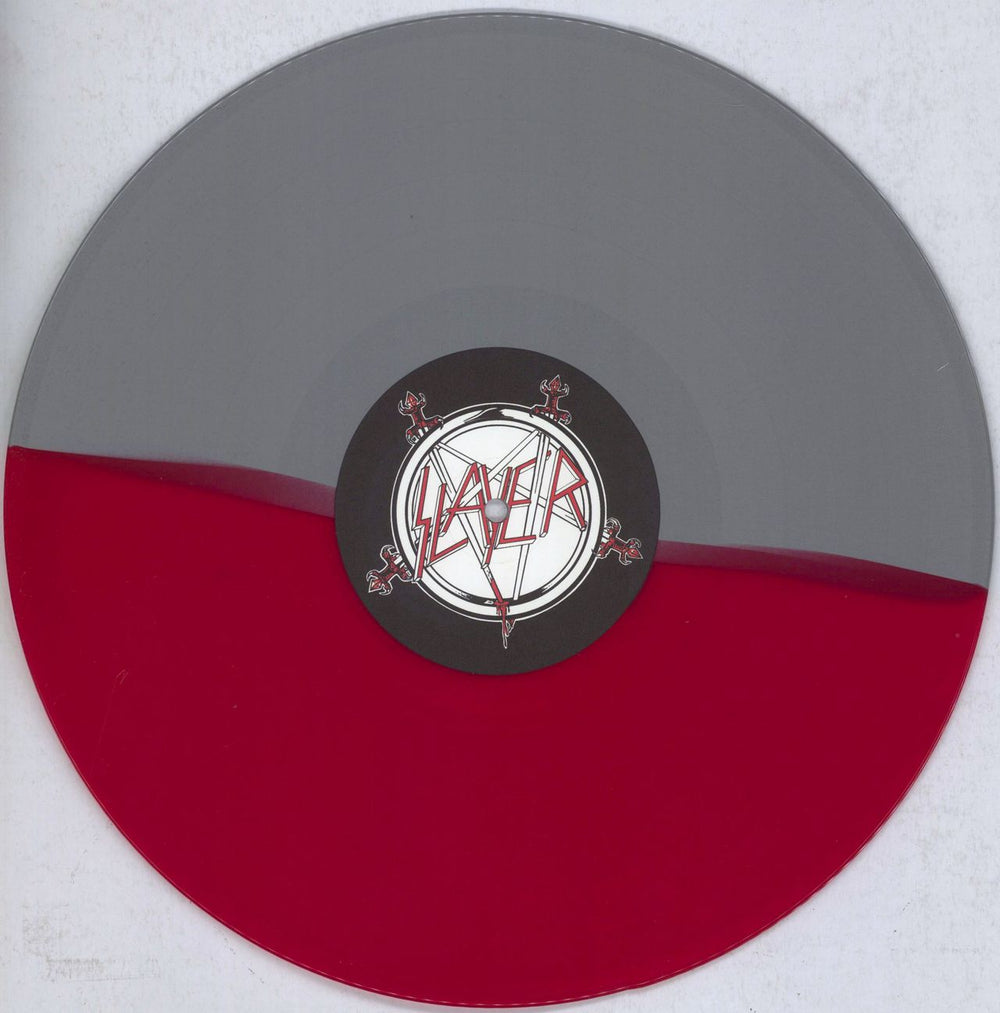 Slayer Show No Mercy - 180 Gram - Red/Grey Vinyl UK vinyl LP album (LP record) SLALPSH585987