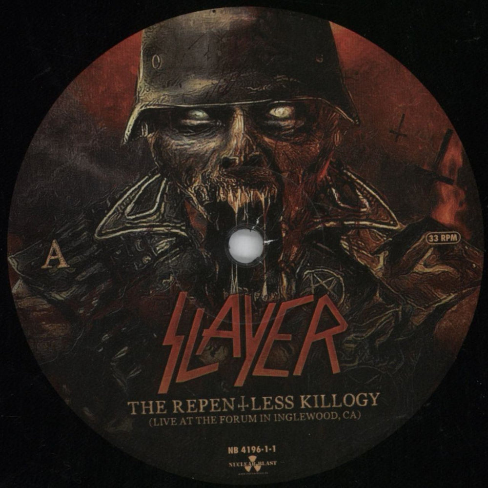 Slayer The Repentless Killogy (Live At The Forum In Inglewood, CA) - Black Vinyl US 2-LP vinyl record set (Double LP Album) SLA2LTH820421