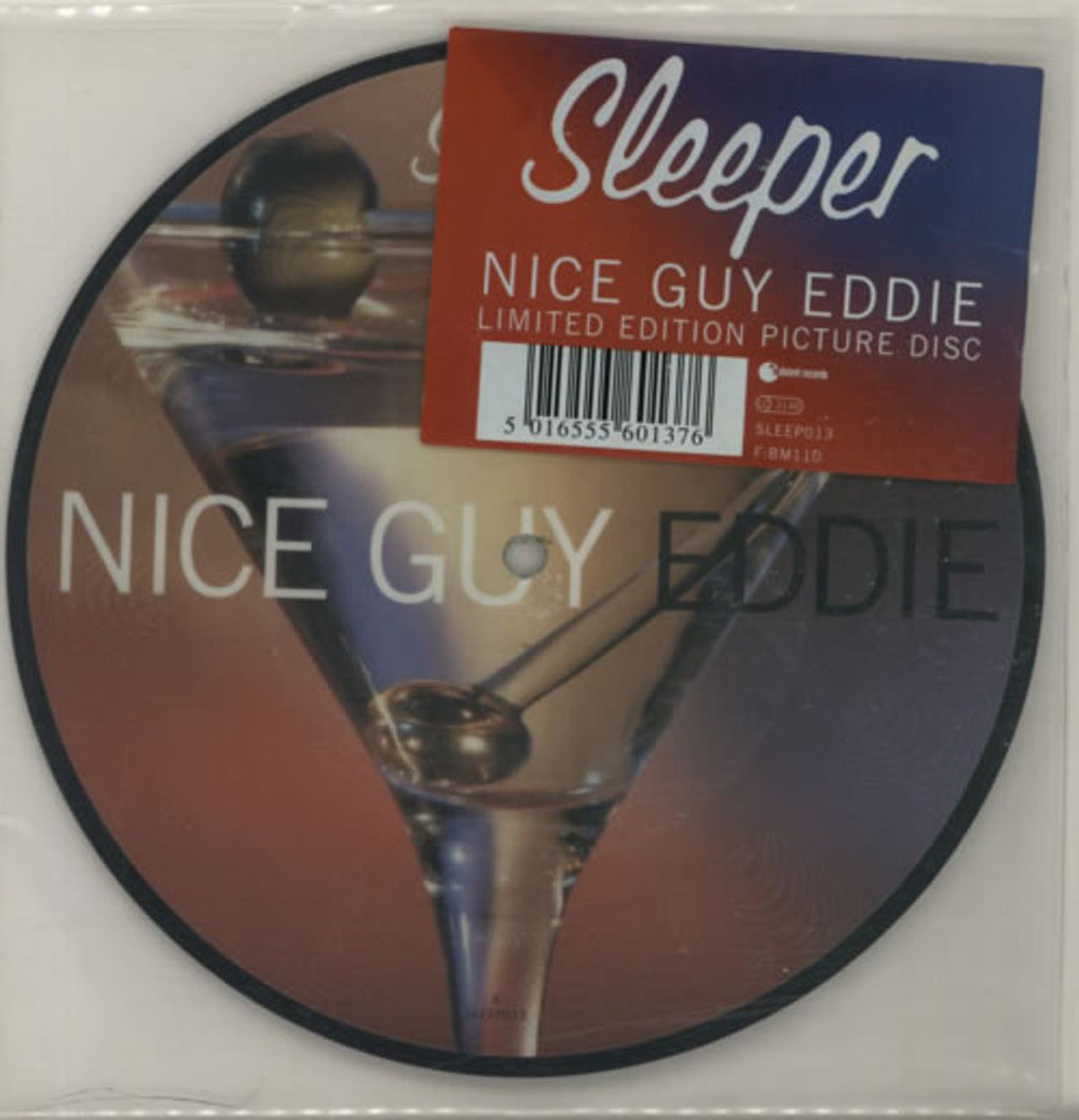 Sleeper Nice Guy Eddie UK 7" vinyl picture disc (7 inch picture disc single) SLEEP013