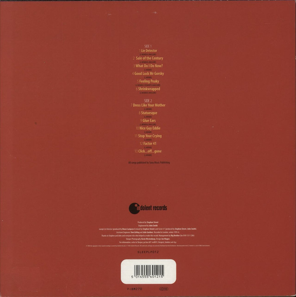 Sleeper The It Girl UK vinyl LP album (LP record) 5016555601215