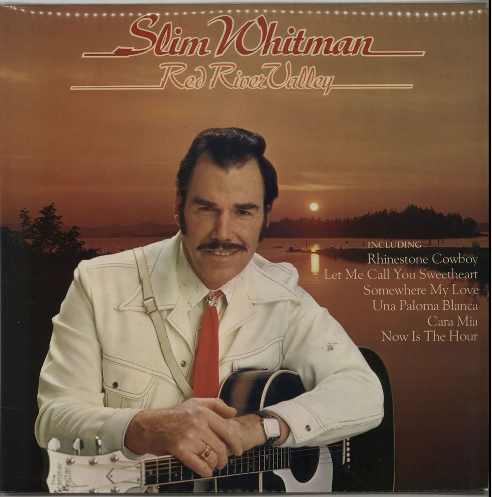 Slim Whitman Red River Valley UK vinyl LP album (LP record) UAS29993