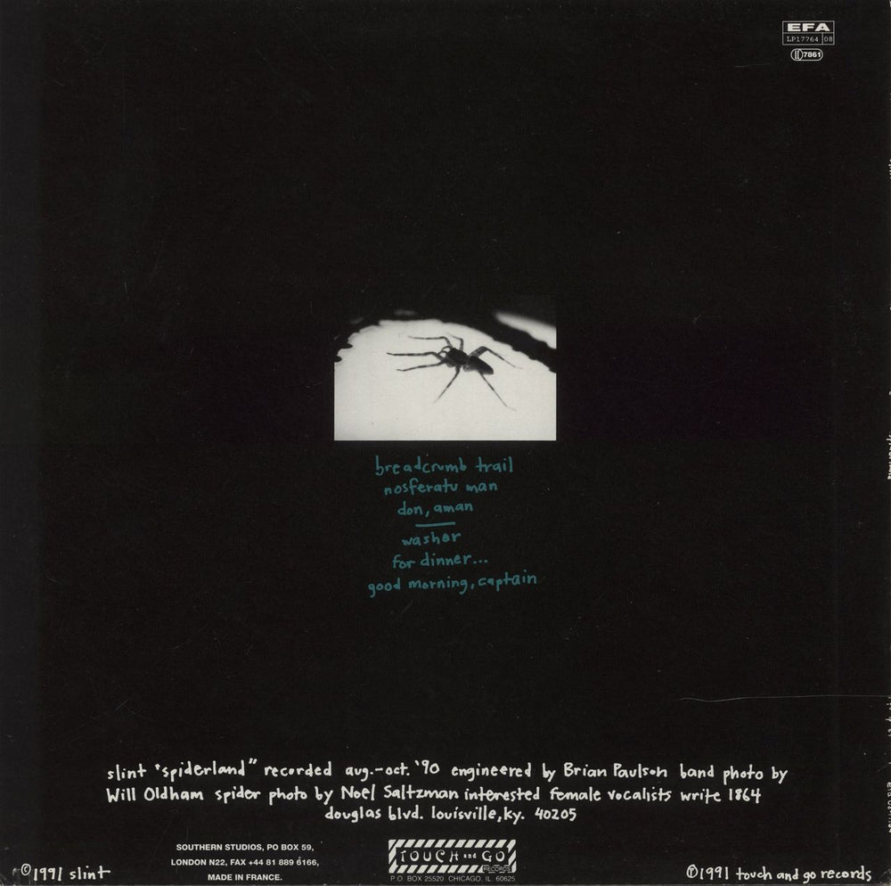 Slint Spiderland  French vinyl LP album (LP record)