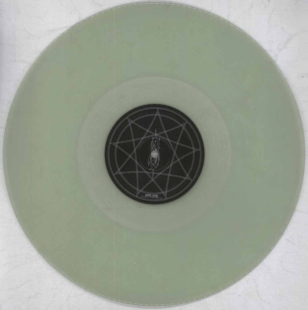 Slipknot Iowa - Translucent Green Vinyl UK 2-LP vinyl record set (Double LP Album) PKT2LIO823248