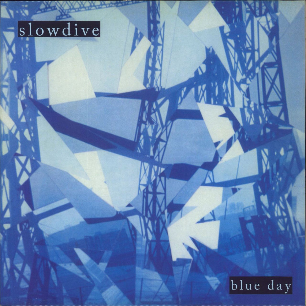 Slowdive Blue Day - RSD15 - Blue Vinyl + Numbered UK vinyl LP album (LP record) MOVLP1380