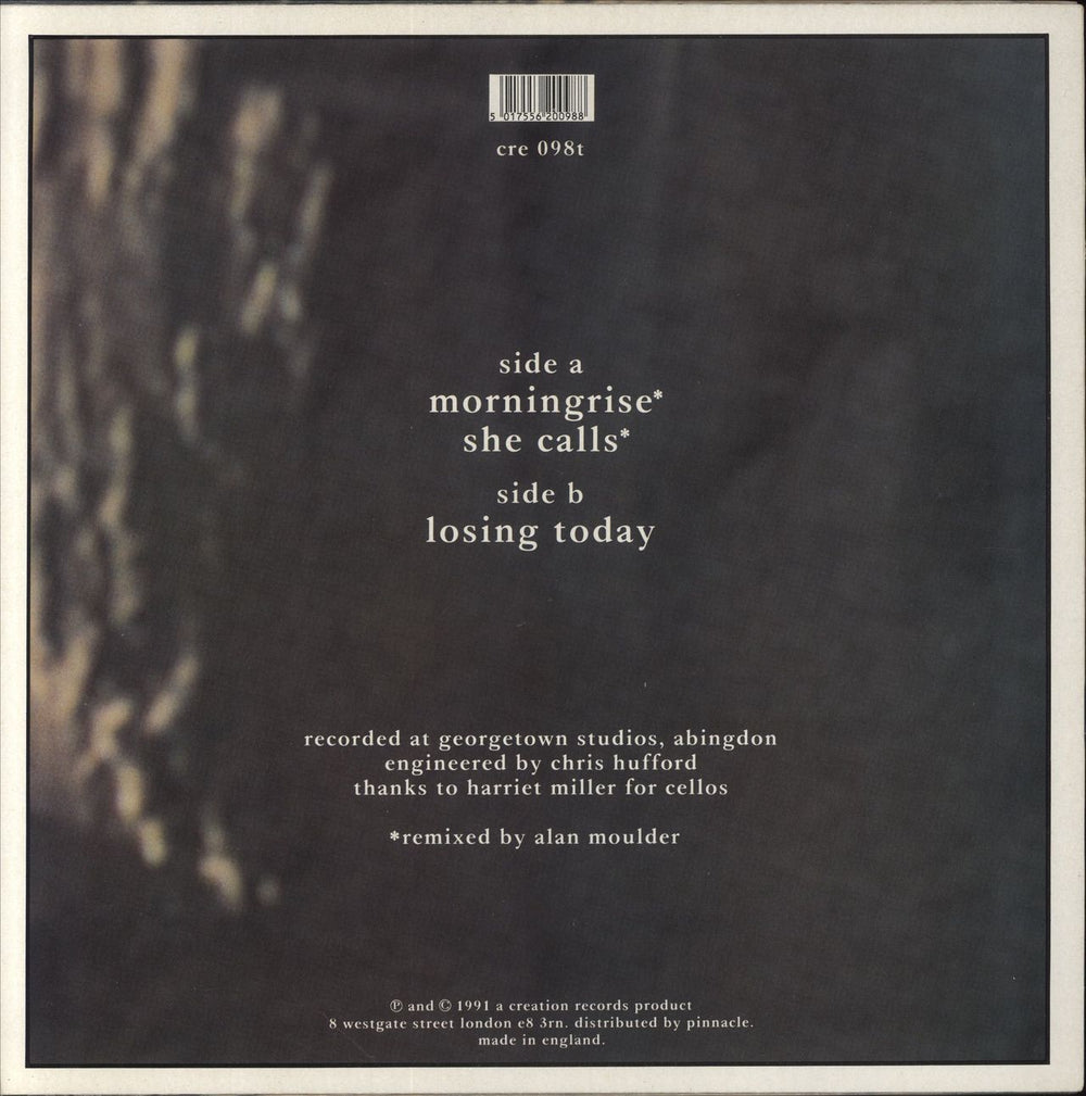 Slowdive Morningrise - EX UK 12" vinyl single (12 inch record / Maxi-single) 5017556200988